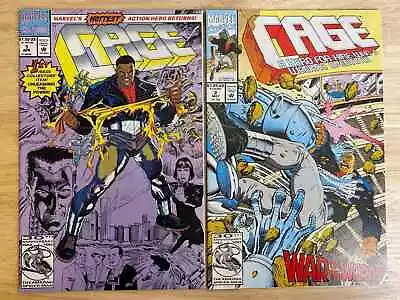 Buy Cage #1 + 2 (Marvel Comics 1992) Hero For Hire Working Overtime!  Nos 91 • 10.99£