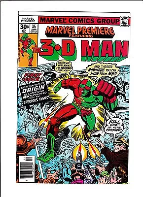 Buy Marvel Premiere #35  [1977 Fn]  The 3-d Man • 7.88£