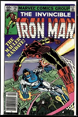 Buy 1982 Invincible Iron Man #156 Newsstand Marvel Comic • 7.94£