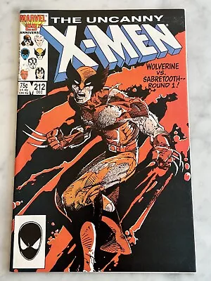 Buy Uncanny X-Men #212 1st Wolverine Vs. Sabretooth! (Marvel, 1986) • 13.80£