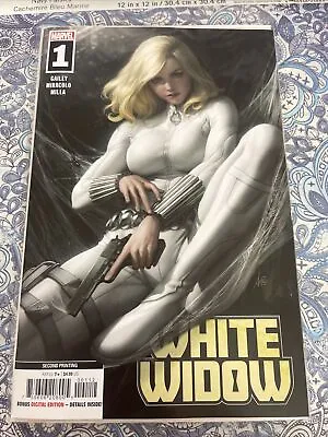 Buy WHITE WIDOW #1 STANLEY ARTGERM LAU VARIANT COVER E 2023 Black Widow Spy Noir • 4.73£