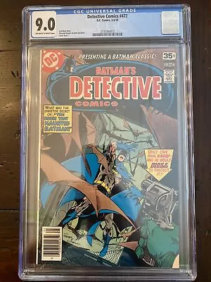Buy Detective Comics #477 Bronze Age Neal Adams Newsstand CGC 9.0 • 71.24£