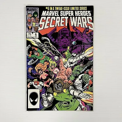 Buy Marvel Super Heroes Secret Wars #6 1984 1st Print VF+ 1st Cameo Spider-Woman • 42£