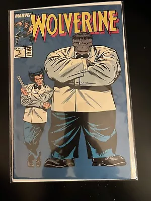 Buy Wolverine #8 VF NM (Marvel Comics 1989) - CGC Candidate High Grade Grey Hulk • 79.95£