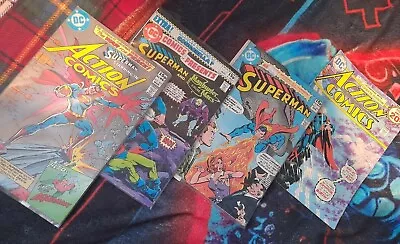Buy Vintage Superman Dc Comics X4 *rare* • 16£