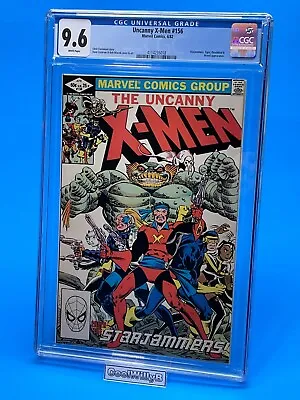 Buy Uncanny X-Men #156 CGC 9.6! 1982! Claremont & Cockrum! Starjammers, Tigra! Nice! • 118.59£