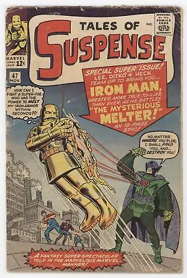 Buy Tales Of Suspense 47 Marvel 1963 GD VG Iron Man 1st Melter Jack Kirby • 106.16£