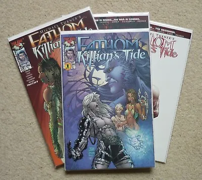 Buy Michael Turner's Fathom Killian's Tide #1, #2, #3 & #4 Complete FN/VFN (2001) • 10£