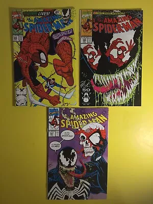 Buy Amazing Spider-Man #345 346 347 Cletus Cassidy Carnage Larsen Covers Marvel 1991 • 63.34£