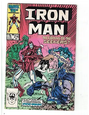 Buy Iron Man #214 Direct Edition 1987 Marvel Comic Book  • 3.95£