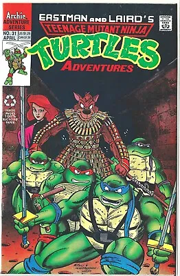 Buy 1992 Archie - Teenage Mutant Ninja Turtle # 31 - High Grade Copy • 3.83£