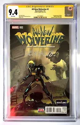 Buy All-new Wolverine #2 Cgc Ss 9.4 Signed Bengal 1st Apps Gabby/honey Badger +2 • 199.99£