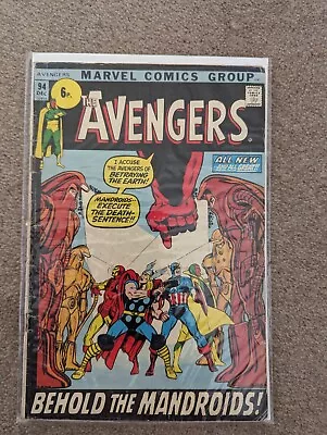 Buy AVENGERS # 94 ~ (1st App. Of THE MANDROIDS) ~1971 ~ NEAL ADAMS Iconic ART • 15£