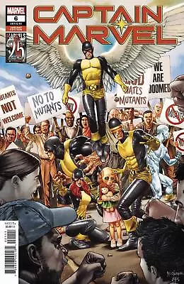 Buy Captain Marvel #6 B Mico Suayan Marvels 25th Tribute Variant X-Men (06/05/2019) • 3.63£
