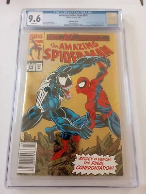 Buy Amazing Spider-Man #375 Rare Newsstand Variant CGC 9.6 White Pages • 94.87£