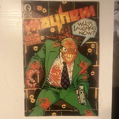 Buy Mayhem #1 Early Mask Appearance Dark Horse Comics 1989 Good Condition READ • 25£