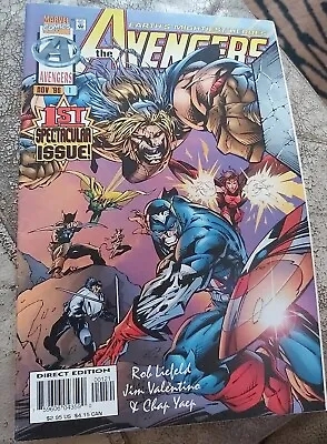 Buy Marvel Avengers No. 1 (Vol. 2 #1 Nov1996)  Awaken The Thunder  SPECIAL COVER 121 • 3£