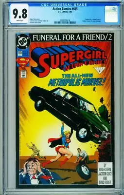 Buy ACTION #685 CGC 9.8 Supergirl Action Comics #1 Homage-2020819016 • 143.48£