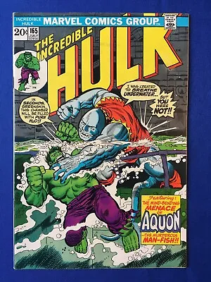 Buy Incredible Hulk #165 VFN+ (8.5) MARVEL ( Vol 1 1973) (C) • 19£