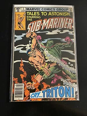 Buy Tales To Astonish Starring Sub Mariner #2 Marvel Comics 1979 - VG • 2.77£