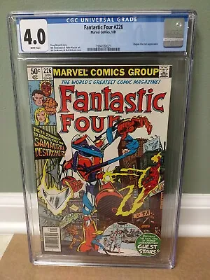 Buy Fantastic Four #226 CGC 4.0  Marvel Comics  1981  Shogun Warriors  🇺🇸🇺🇸 • 31.66£