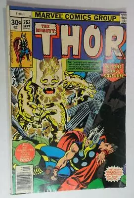 Buy Mighty Thor #263 Sept 1977 Walt Simonson Art Odin Force Vg/f 5.0 • 5.96£
