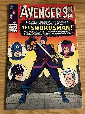 Buy AVENGERS 19 Marvel Comics 1965 1st App The SWORDSMAN VG • 45£