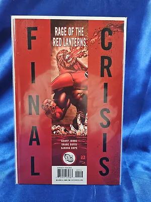 Buy Final Crisis Rage Of The Red Lanterns 1 2nd Print Vf/nm Dc Comics • 6.39£