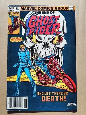 Buy Ghost Rider 81 Marvel Comics Last Issue Original Series 1983 FN Midgrade  • 7.90£