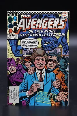 Buy Avengers (1963) #239 1st Print Late Night With David Letterman Cover NM- • 7.91£