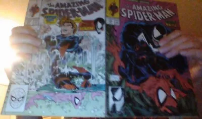 Buy The AMAZING SPIDER-MAN # 315 316 Marvel Comics 1st VENOM COVERS McFarlane! 1989 • 223£