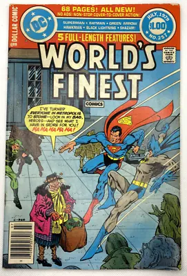 Buy World's Finest Comics #257 VG/FN Black Lightning! HAWKMAN Green Arrow! 1979 DC • 3.19£