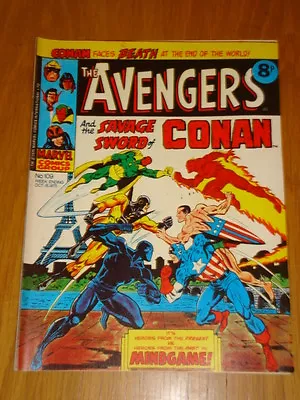 Buy Avengers #109 British Weekly 1975 October 18 Marvel • 3.99£