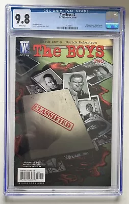 Buy The Boys #2 CGC 9.8 DC Wildstorm 1st Appearance Of Mothers Milk & Frenchman • 13.05£