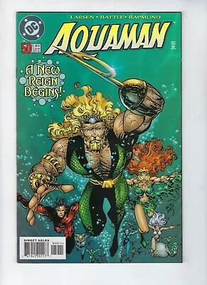 Buy AQUAMAN # 50 (DC Comics, A NEW REIGN BEGINS, High Grade DEC 1998) NM • 4.95£