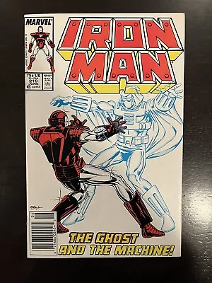 Buy Iron Man 219 Newsstand NM High Grade 1st Ghost Marvel Comics 1987 • 31.62£