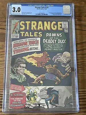 Buy Strange Tales #126 CGC 3.0 1st Clea & Dormancy Marvel Comics 1964 Silver Age • 277.13£