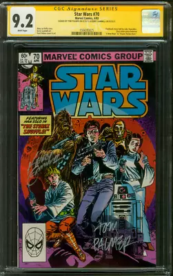 Buy Star Wars 70 CGC 2XSS 9.2 Palmer Gammill 4/1983 Luke Skywalker Flashback • 103.93£