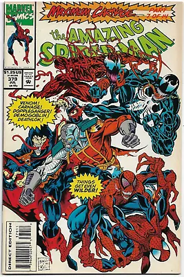 Buy Amazing Spider-man#379 Vf  1993 Maximum Carnage Marvel Comics • 13.99£