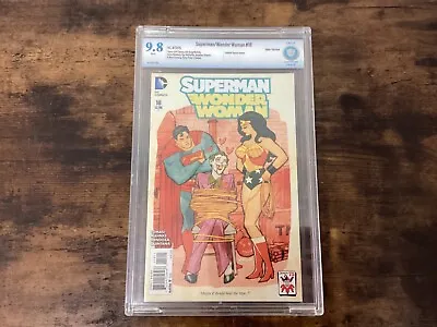 Buy Superman Wonder Woman 18 CGC 9.8 White Pages (Classic Joker 75th Anniv Cover!!) • 72.23£