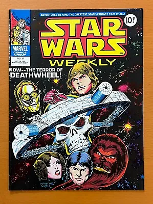 Buy Star Wars Weekly #37 (Marvel UK 1978) FN/VF Condition Comic Magazine • 10.88£