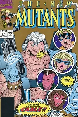 Buy Marvel Comics The New Mutants #87 1st App Cable Gold P 1992 Comic Grade NM 9.4 • 2.53£