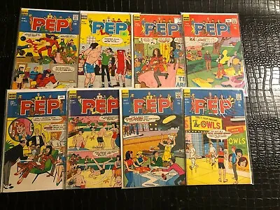 Buy Vintage Lot Of Archie Comics - 12 Cent Covers (8 Issues) Bx26 - Pep • 25.57£