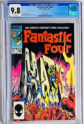Buy Fantastic Four #280 CGC 9.8-Psycho-Man & Hate-Monger Appearance- 1st App. Malice • 76.69£