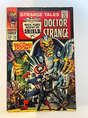Buy MARVEL - STRANGE TALES #161 (1967) CAPTAIN AMERICA - 1st SILVER AGE YELLOW CLAW • 79.94£