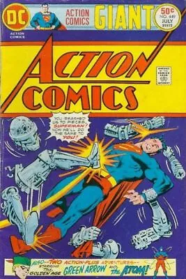 Buy ACTION COMICS #449 VG/F, SUPERMAN, 64 Page Giant, DC Comics 1975 Stock Image • 3.97£