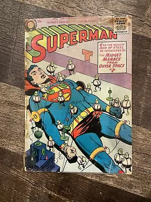 Buy SUPERMAN 102 COMPLETE  RARE Lilliputians GULLIVER'S TRAVELS Silver Age DC 1956 • 237.18£