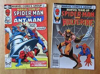Buy Lot Of *2* KEY MARVEL TEAM-UP (Spider-Man+): #103, 117 *Newsstand!* (VF-) • 11.02£