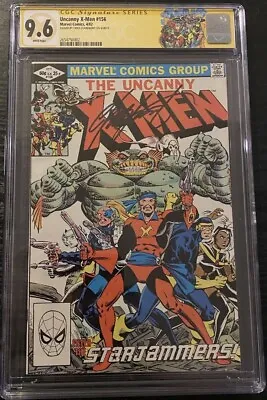 Buy Uncanny X-Men #156 SS CGC 9.6 Signed Chris Claremont StarJammers Appearance 1982 • 157.67£