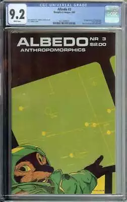 Buy Albedo #3 CGC 9.2 1st App Tomo Ame Lord Nori Yuki 2nd Usagi Yojimbo • 131.87£
